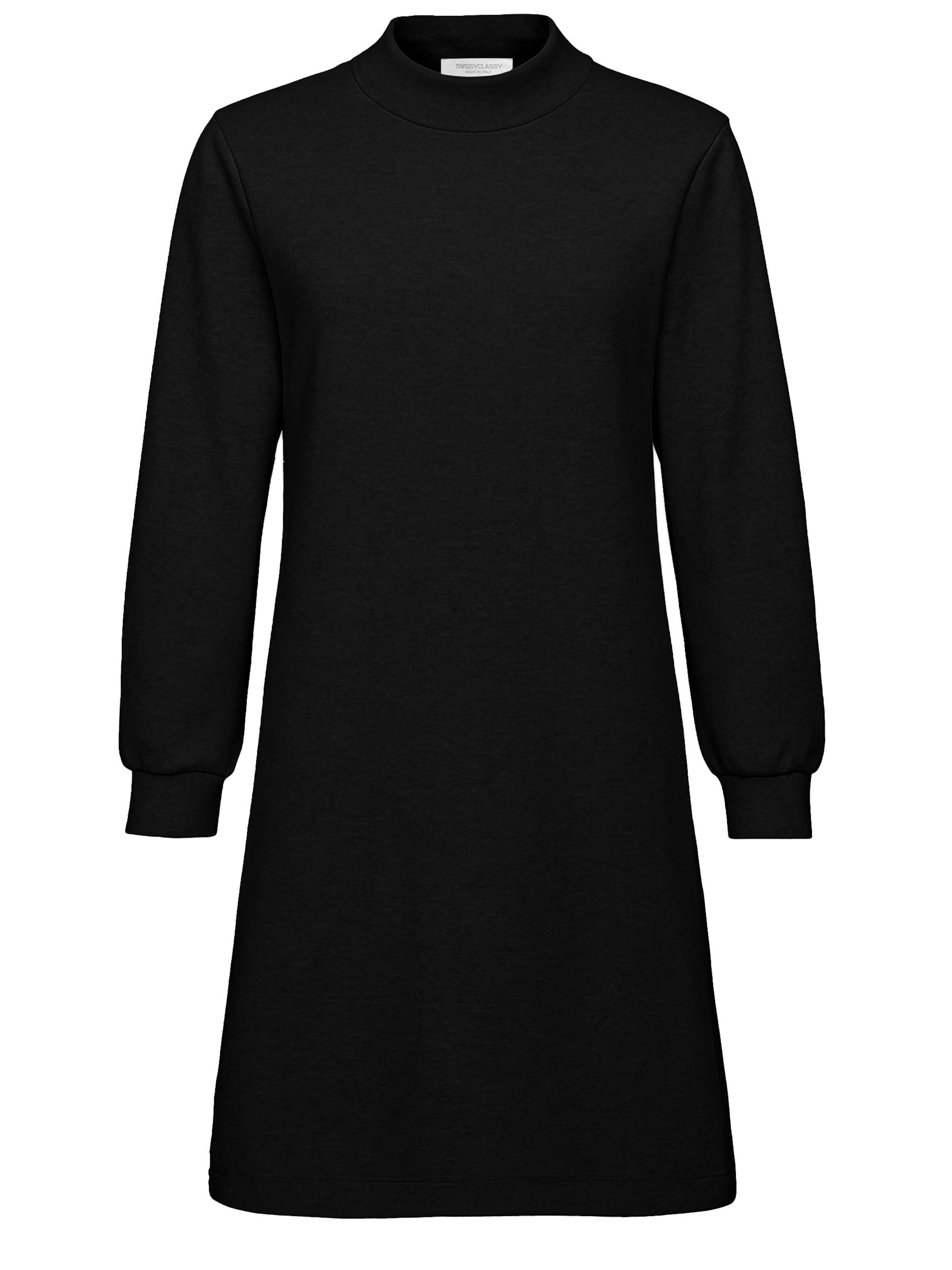 SASSYCLASSY Kleid‌‌‌‌‌‌‌‌‌‌ in Schwarz: Vorderseite