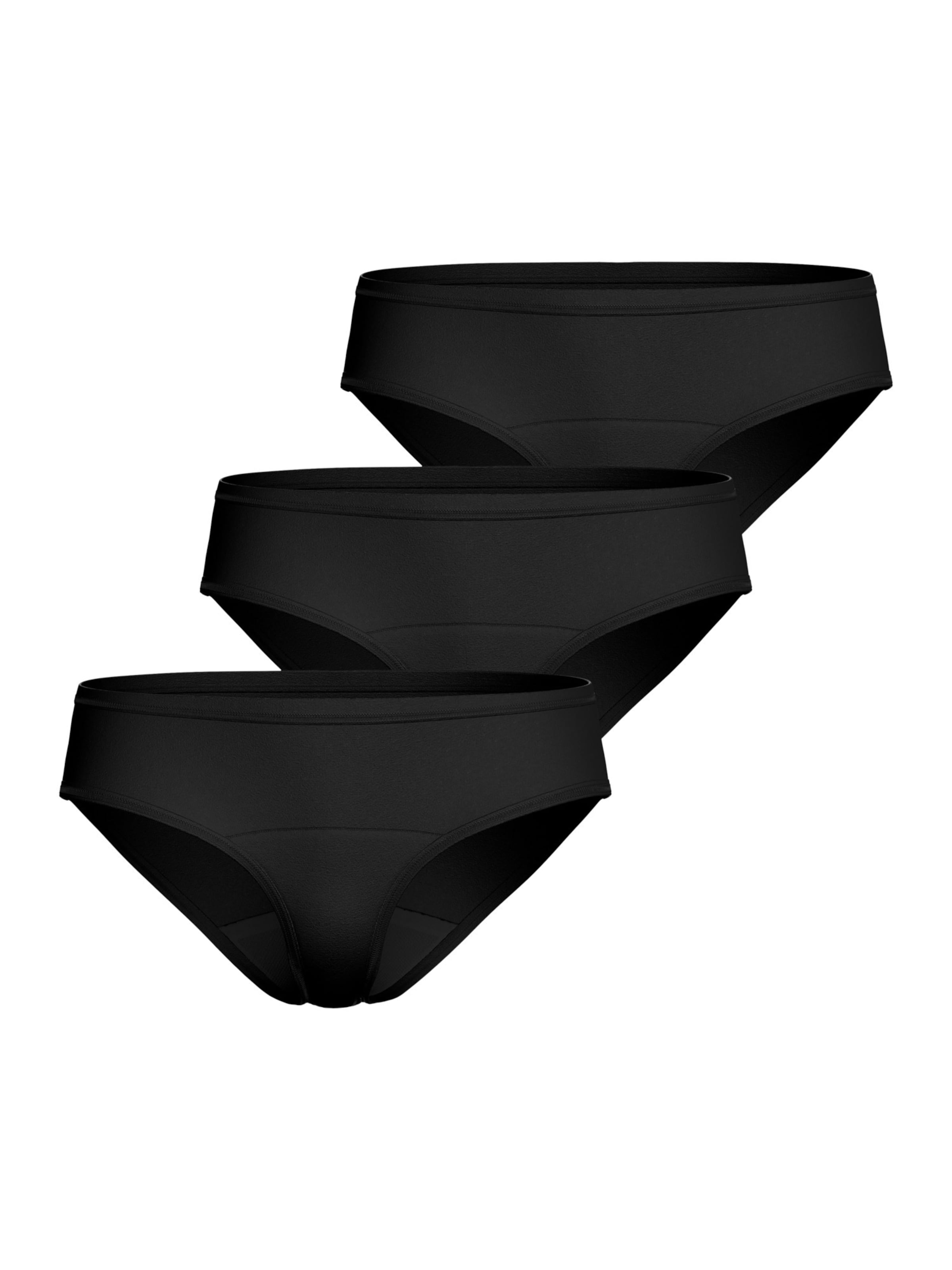 Slip IMPETUS en noir : devant