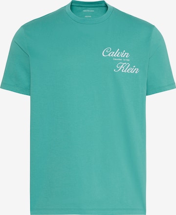 Calvin Klein Jeans Regular T-Shirt in Grün: Vorderseite
