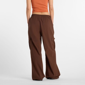 Wide Leg Pantalon cargo new balance en marron