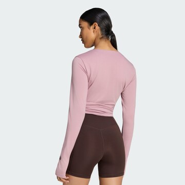 ADIDAS PERFORMANCE - Camisa funcionais 'Studio' em roxo