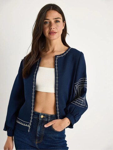Veste mi-saison Bianco Lucci en bleu