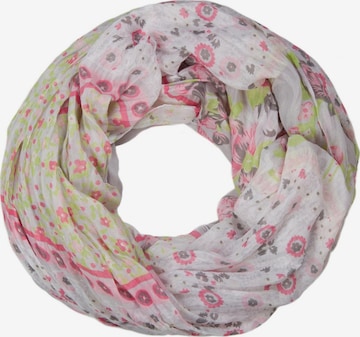 styleBREAKER Schlauchschal 'Loop mit Blumen Paisley Muster' in Grau: Vorderseite