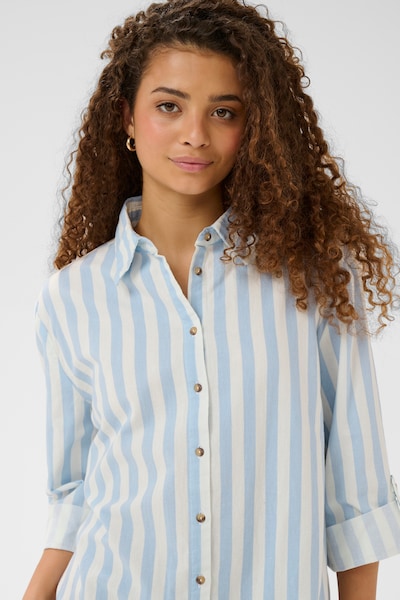 SAINT TROPEZ Robe-chemise 'Zalinda' en 40 en bleu ciel, Vue avec produit
