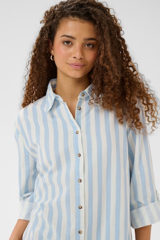 SAINT TROPEZ Blusekjole 'Zalinda' i blå