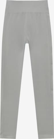 Skinny Leggings Pull&Bear en gris : devant