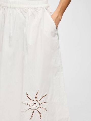 Jupe 'VILayki' VILA en blanc