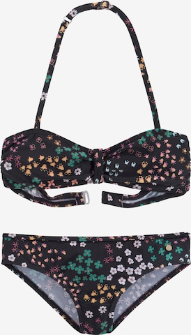 Bandeau Bikini s.Oliver en noir : devant