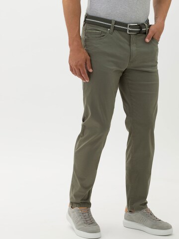 BRAX Regular Pants 'Luke' in Green