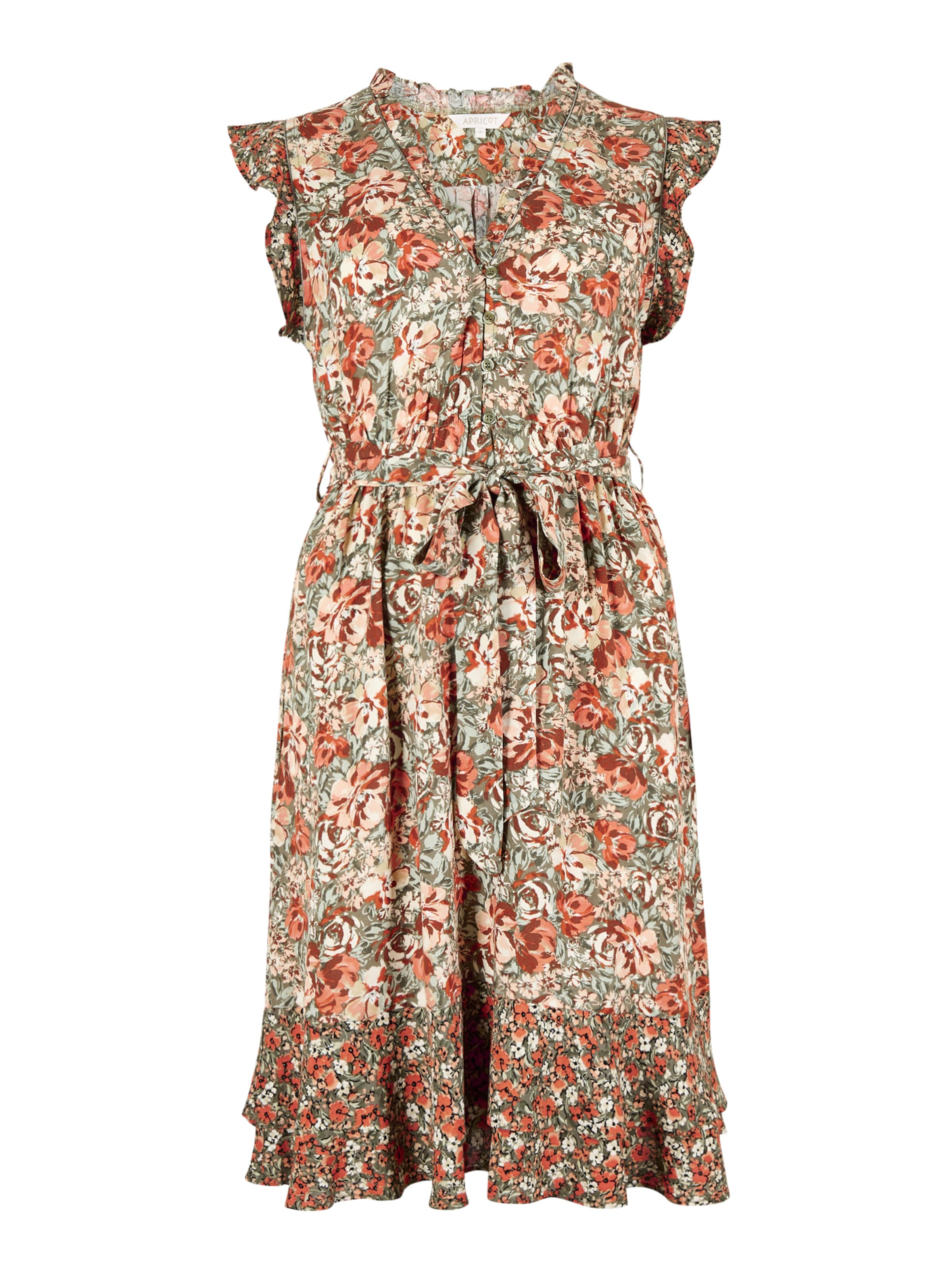 Robe d’été Apricot en orange : devant