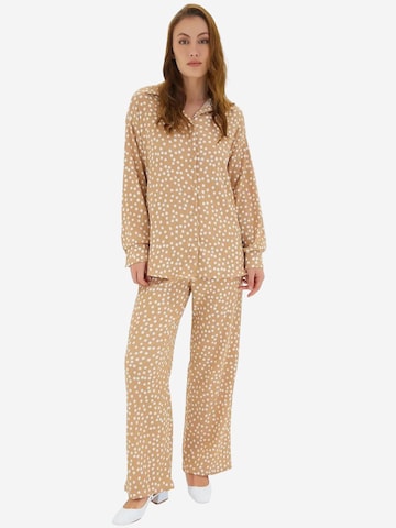 Pantalons de tailleur Bigdart en beige