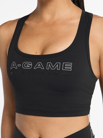 melns A-Game Bezvīļu Sporta krūšturis 'Frame'