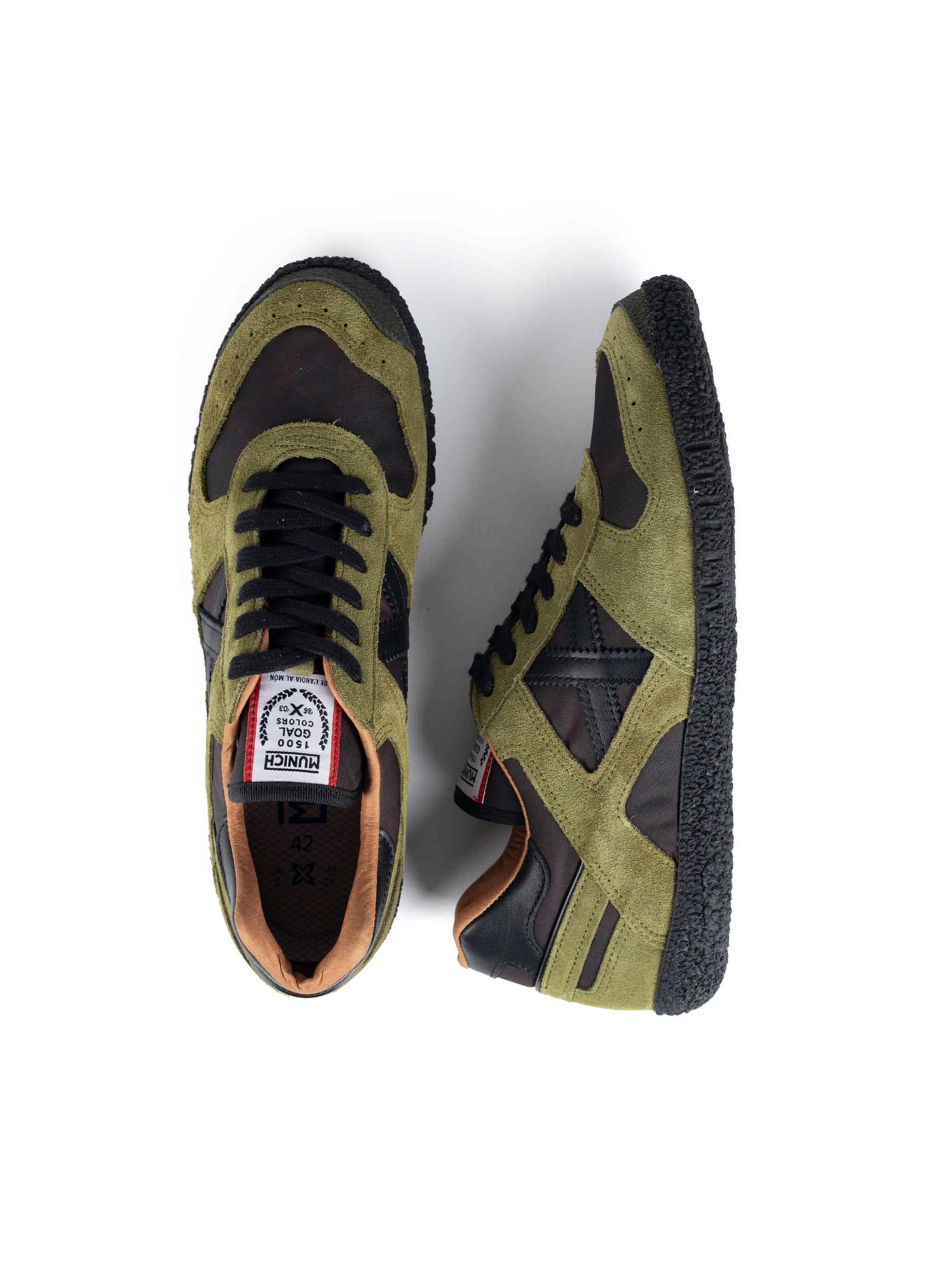 MUNICH Sneakersy niskie 'GOAL' w kolorze zielony: góra