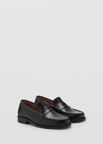 MANGO MAN Moccasins in Black