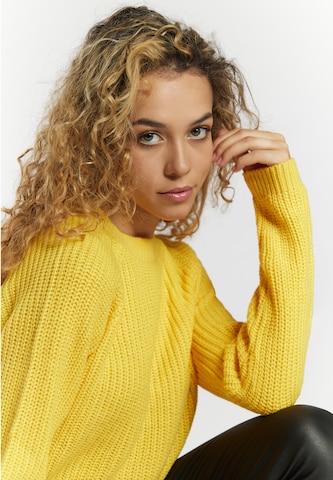 MYMO Pullover 'Blonda' in Gelb