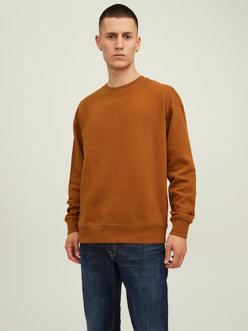 Jacks & Jones Sweatshirt 'Herren Sweatshirt' in Brown