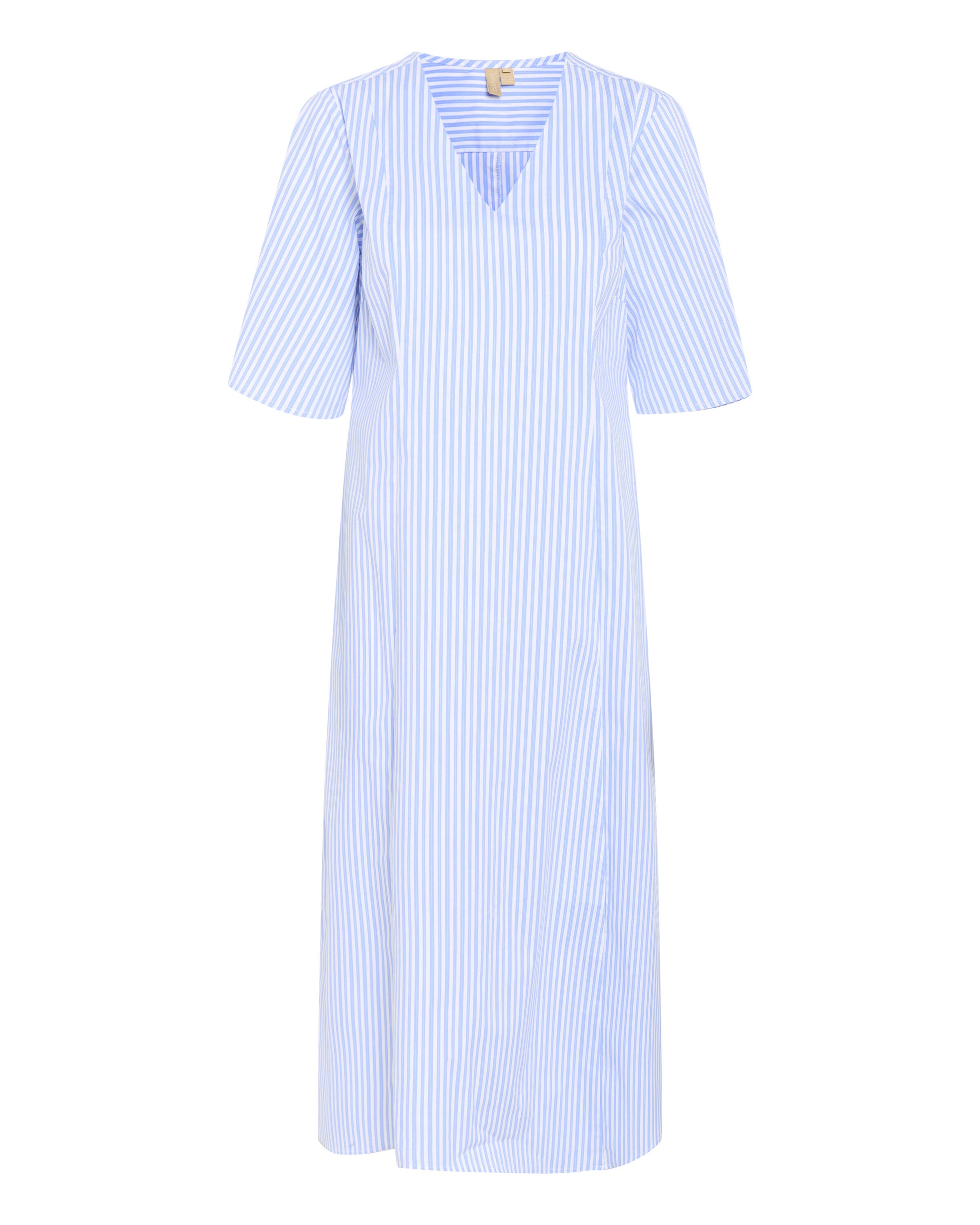 Robe-chemise CULTURE en bleu : devant