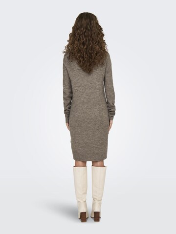 JDY Knit dress 'ELANORA' in Grey