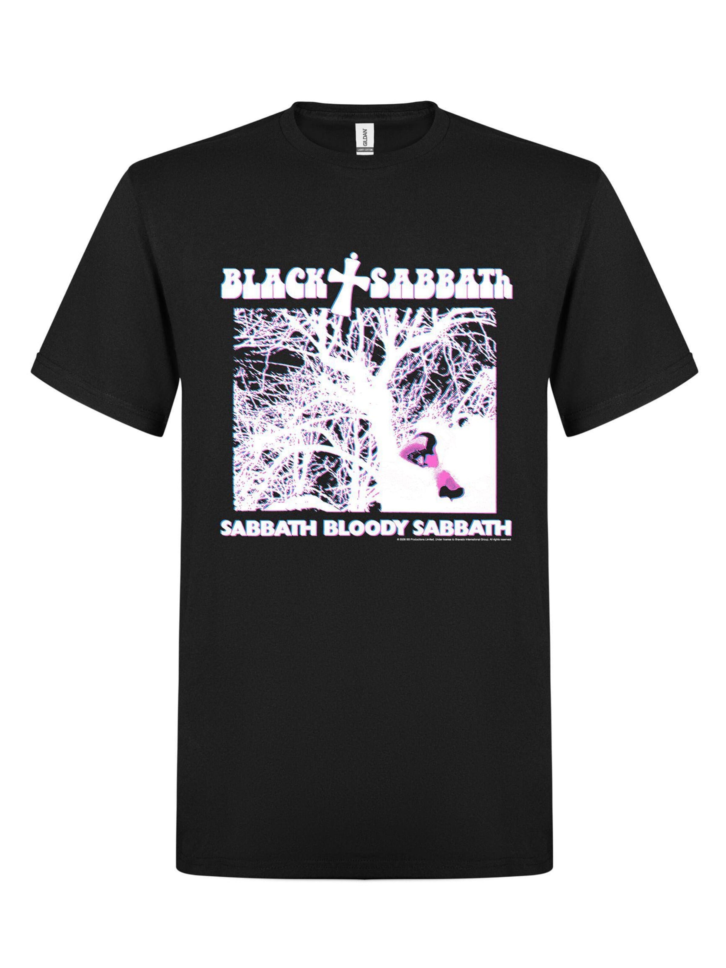 BLACK SABBATH Shirt 'Sabbath Bloody Sabbath' in Black: front