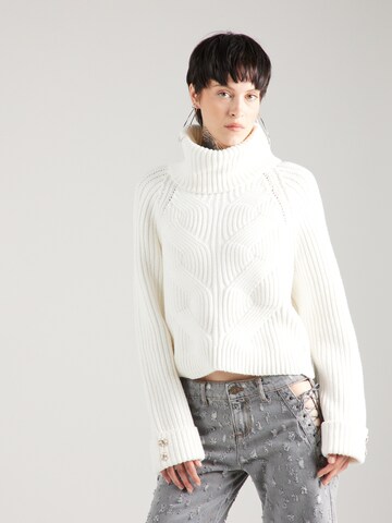 Pull-over 'LOIS' GUESS en blanc : devant