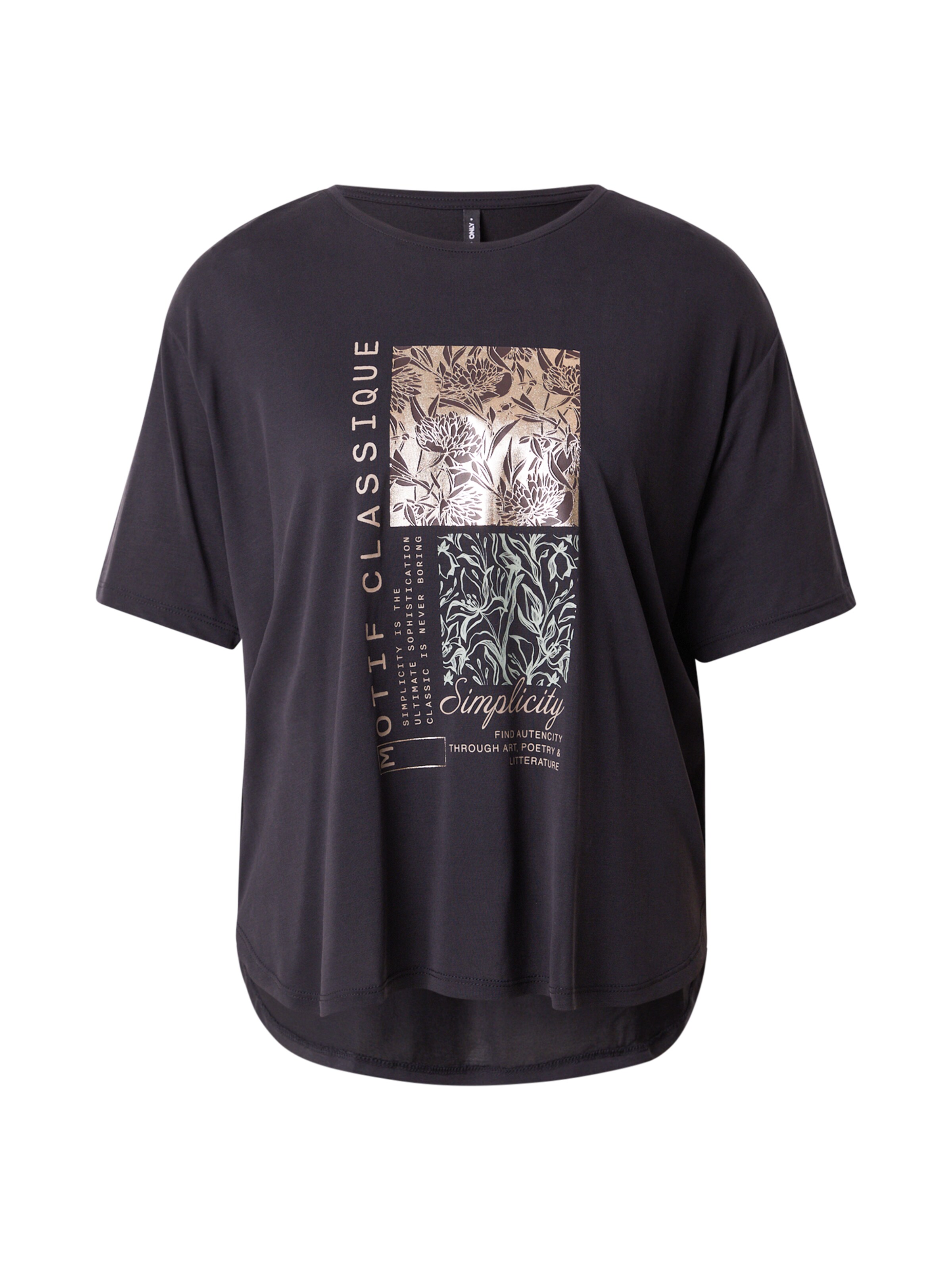 melns ONLY T-Krekls 'ONLFree': no priekšpuses