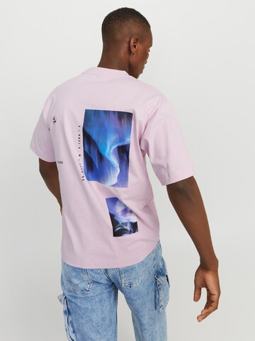 T-Shirt 'Solarrize' JACK & JONES en violet : devant