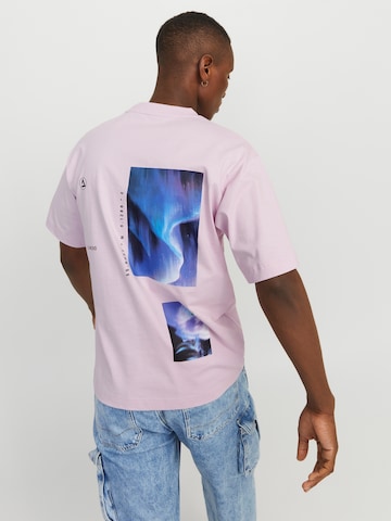 JACK & JONES T-shirt 'Solarrize' i lila: framsida