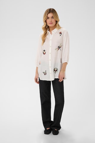 Cream Bluse 'Noris' i hvid