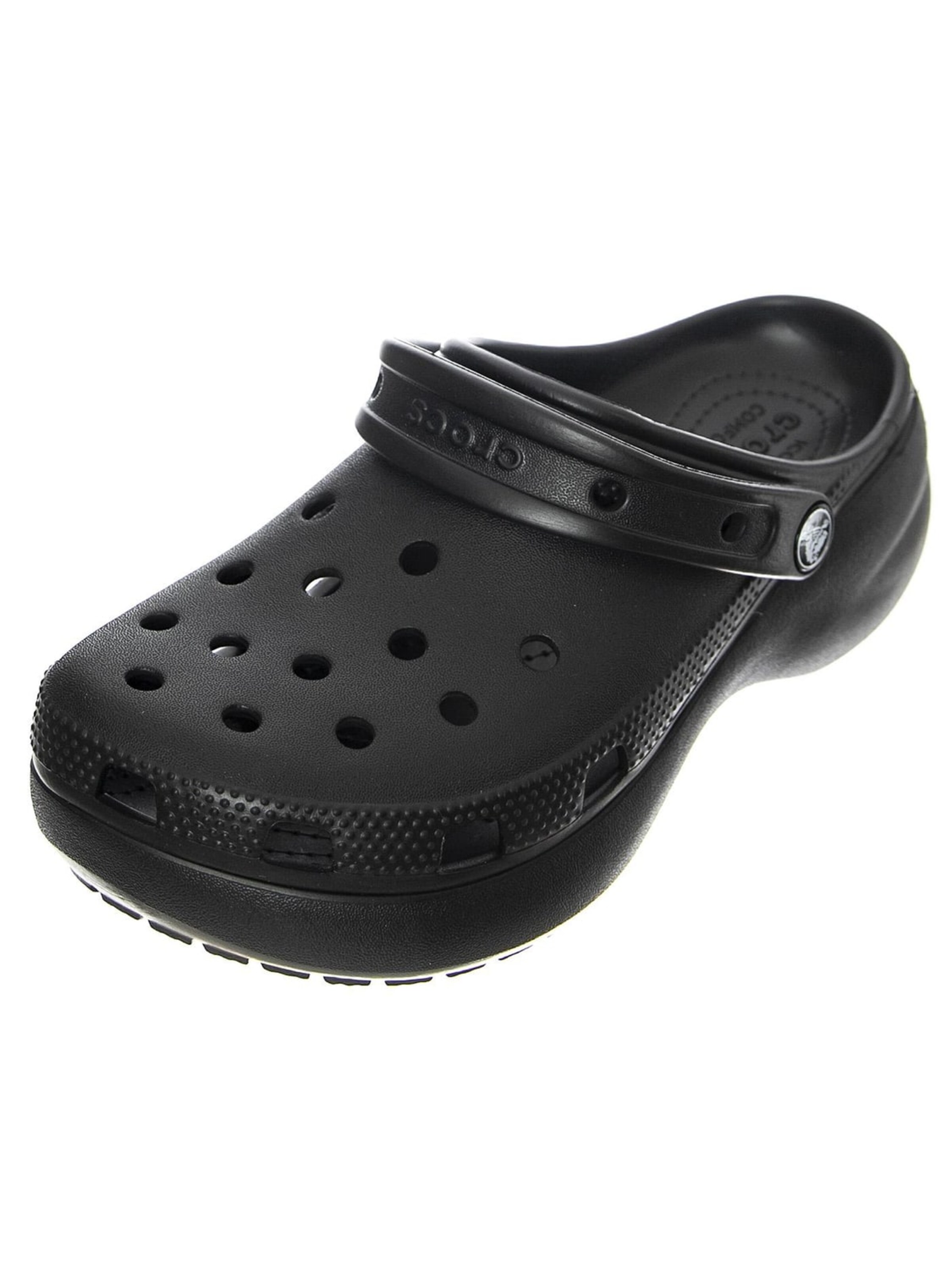 Crocs Chodaki 'Classic Platform Clog Black' w kolorze czarny: przód