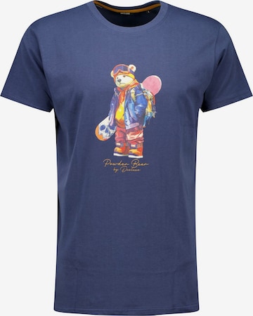 Deeluxe Shirt in Blau: Vorderseite