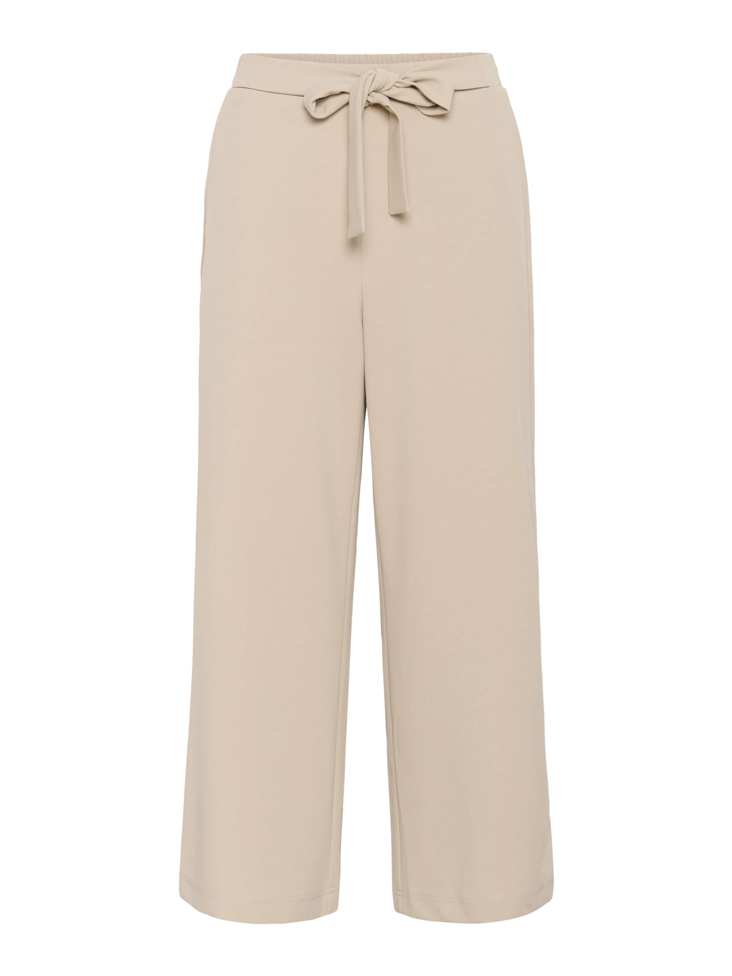 Wide leg Pantaloni 'KAPhoebe' de la Kaffe pe bej: față