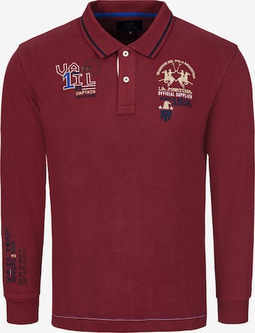 Maglietta di La Martina in rosso: frontale