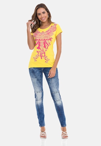 CIPO & BAXX Shirt in Geel
