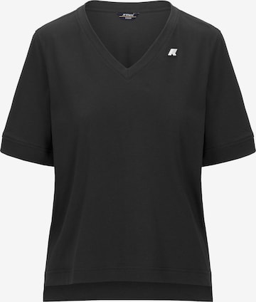 K-Way - Camiseta 'K-WAY LEDA JERSEY T-Shirt e Polo' en negro: frente