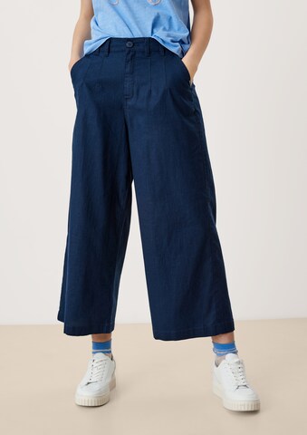 QS Wide leg Pants in Blue