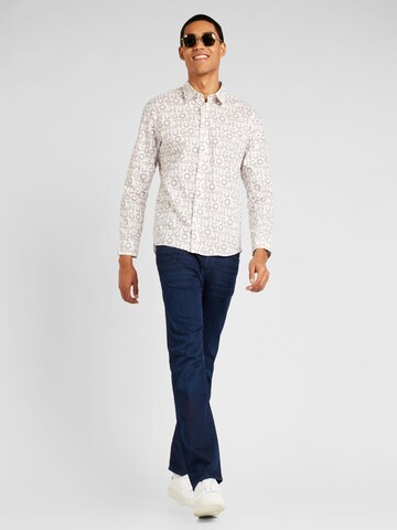 HUGO - Regular Fit Camisa 'Emero' em branco