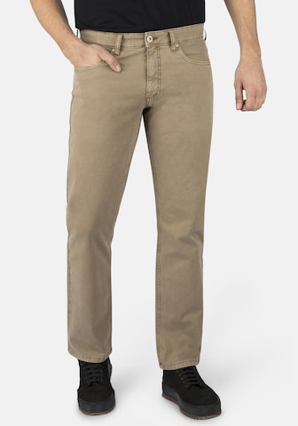 Hero Regular Jeans 'Denver' in Braun: Vorderseite