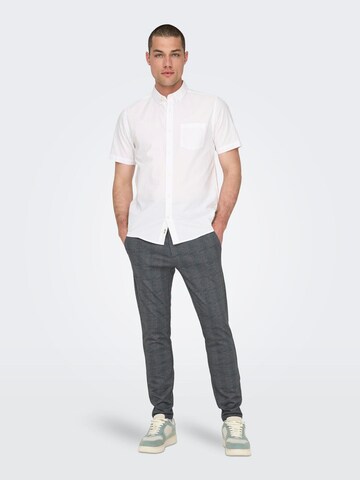 Only & Sons Slimfit Hose 'ONSMark' in Blau