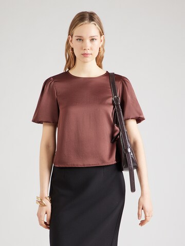 Chemisier 'Carina' ABOUT YOU en marron : devant