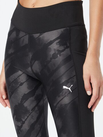 Skinny Pantaloni sport de la PUMA pe negru