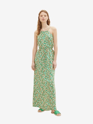 TOM TAILOR DENIM Summer Dress in Green: front