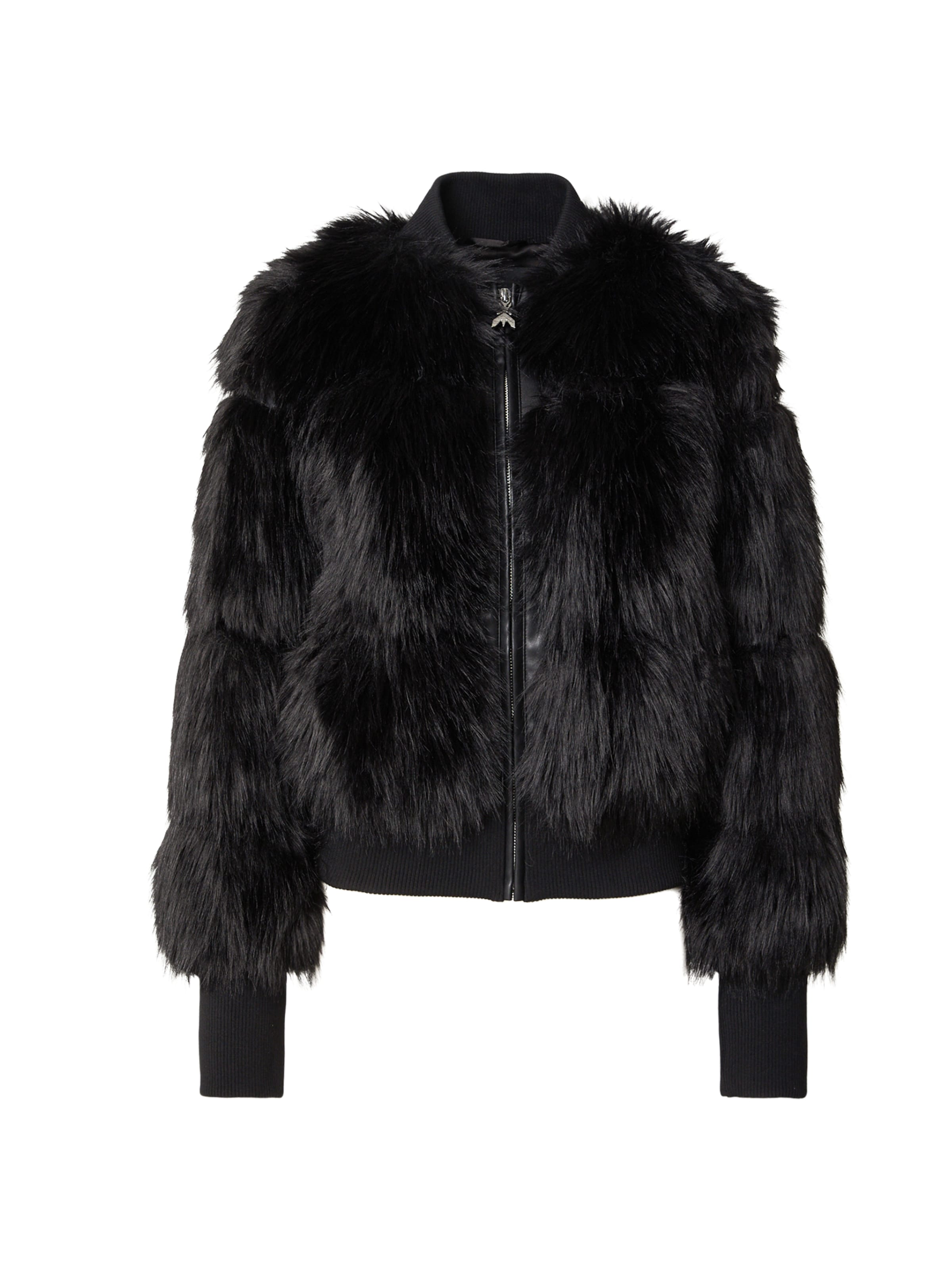 PATRIZIA PEPE Winter Jacket in Black: front