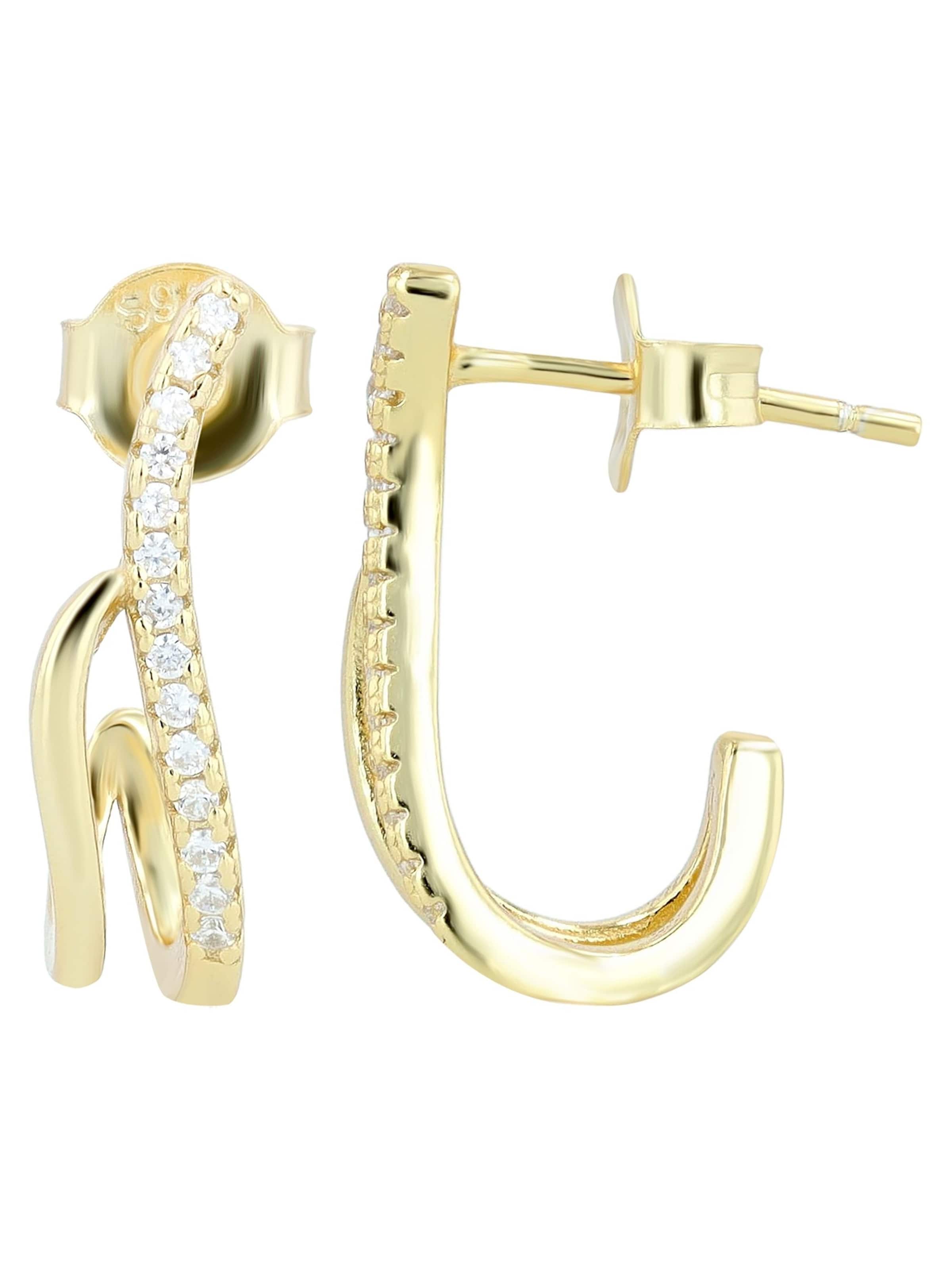 Akzent Earrings 'langlebig' in Gold