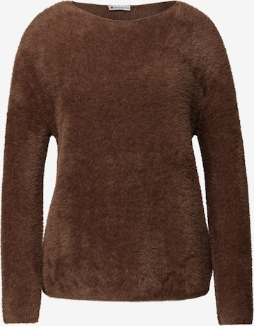 STREET ONE Pullover in Braun: Vorderseite