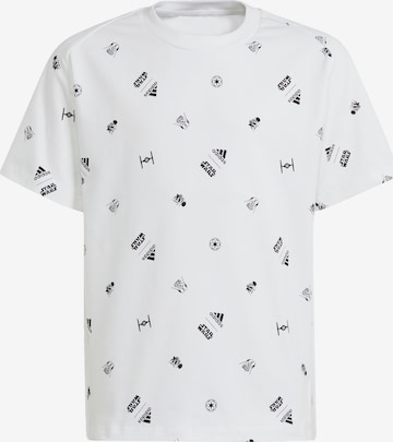 ADIDAS SPORTSWEAR Performance Shirt 'Adidas x Star Wars Z.N.E.' in White: front