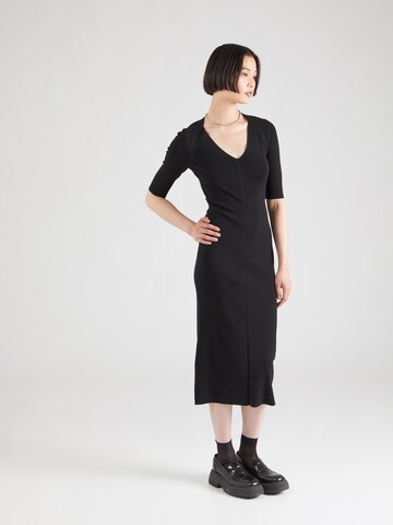 juoda BOSS Megzta suknelė 'Fezanin': priekis