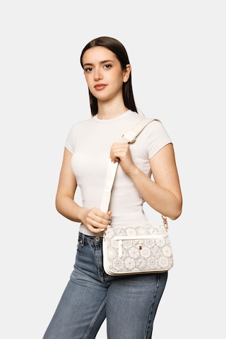 Gattinoni Crossbody Bag in Beige: front