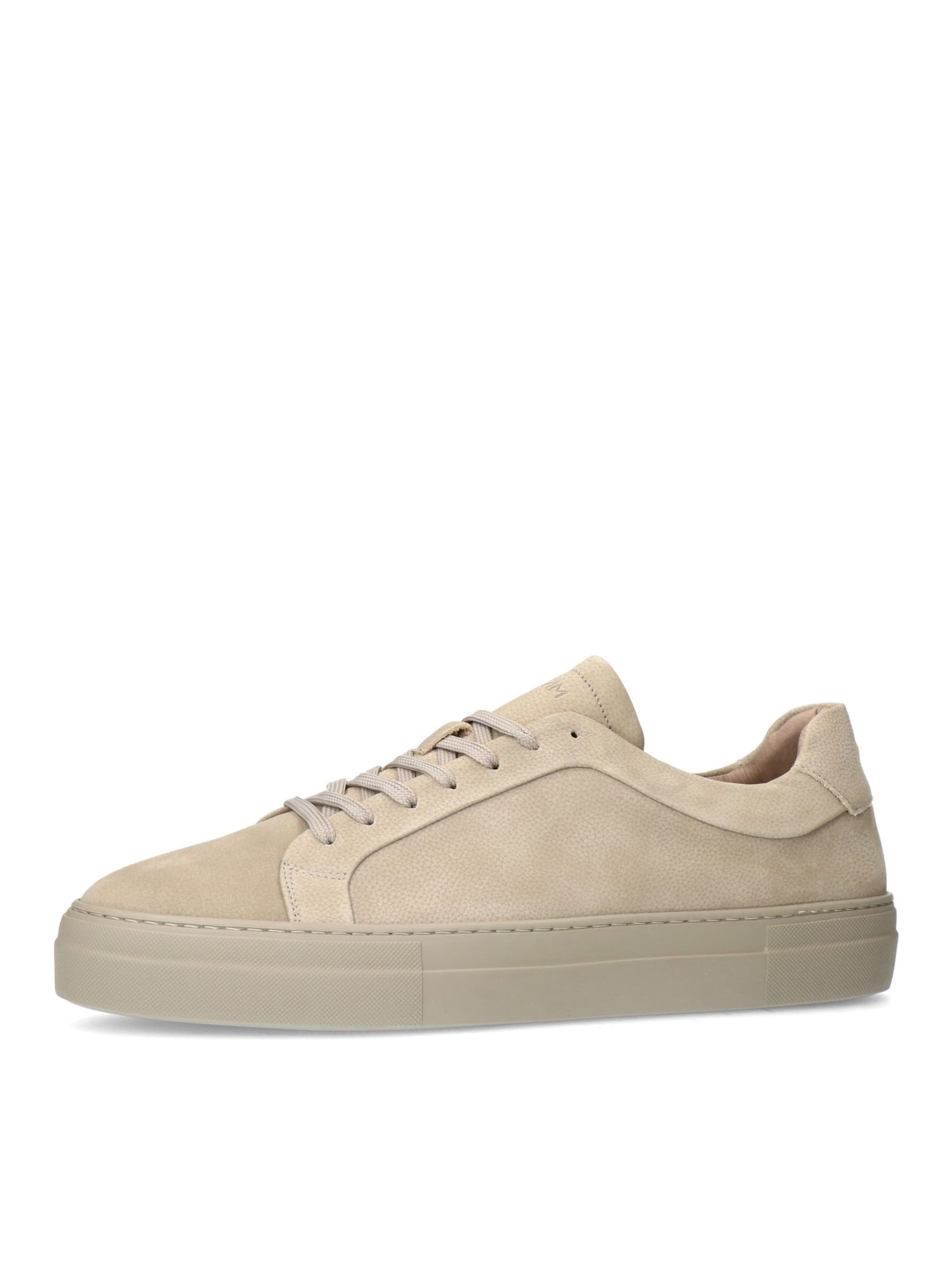 MANFIELD Sneakers laag in Beige: voorkant