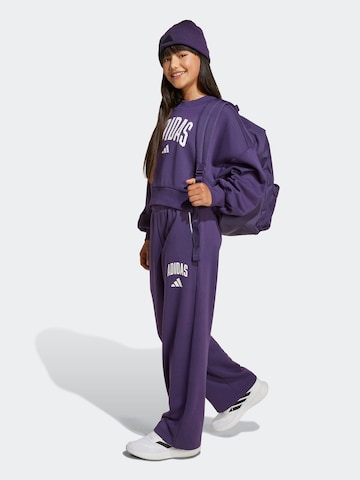 ADIDAS SPORTSWEAR regular Παντελόνι φόρμας σε λιλά: μπροστά