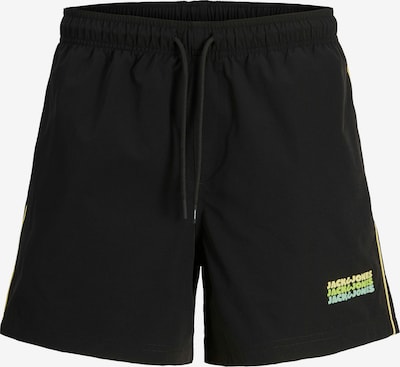 JACK & JONES Uimashortsit 'JPSTMAUI SUNRISE' värissä keltainen / musta, Tuotenäkymä
